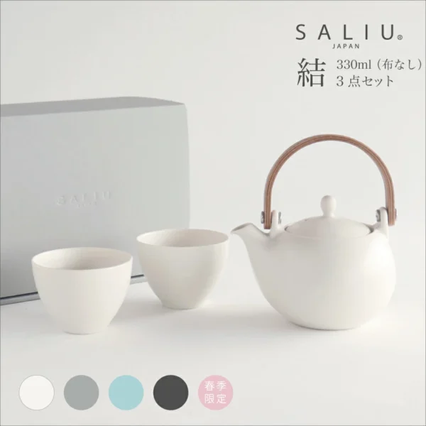 SALIU YUI 祥「結」日本製茶壺連茶杯 3件套裝 330ml 主圖