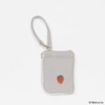 Miffy 刺繡卡套零錢包 - 灰色 背面