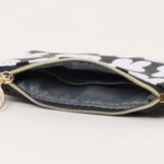 Miffy 表情圖案卡套零錢包 平放袋口打開側面圖