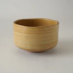 美濃燒抹茶碗-黃色