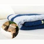 Miffy 米飛兔北歐風緹花純棉毛巾被易清洗、可摺疊收納的特色示意圖