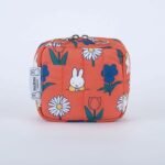 Miffy 方形小袋 – 橙色花朵 前面