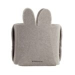 Miffy 絨布筆筒 灰色 背面