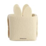 Miffy 絨布筆筒 淺啡色 背面