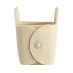 Miffy 絨布筆筒 淺啡色 側面