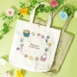 Miffy刺繡花環帆布袋 – 白色