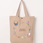 Miffy 米菲刺繡花環帆布袋 米色 掛牆展示