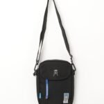 MEI OCEAN × Miffy 長形斜揹袋｜黑色 正面展示