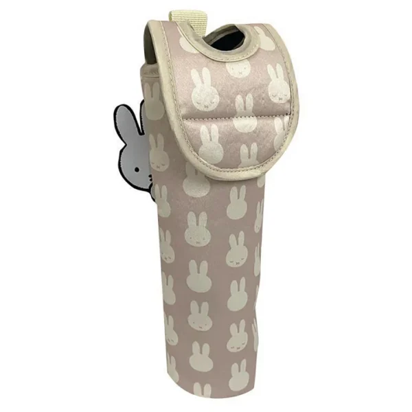 Miffy 直立式車用紙巾套,粉紅色款正面展示圖