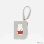 Miffy 刺繡卡套零錢包 - 灰色