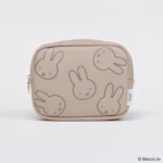 Miffy 表情圖案方形小袋 – 杏色