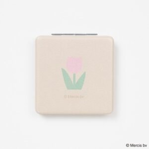 Miffy 迷你化妝鏡 Myffy+鬱金香 背面展示