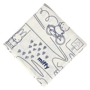 Miffy 方形毛巾 - 單車