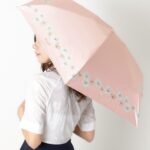 Paul & Joe 全遮光防UV摺疊傘 – 菊花,粉橙 p;ic5
