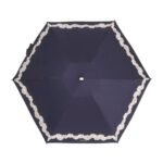 Paul & Joe 全遮光防UV摺疊傘 – 菊花 深藍 pic. 2