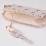 PAUL & JOE 證件套-淺啡,鑰匙釦展示