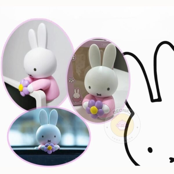 Miffy 造型螢幕掛式香薰不同角度小圖拼接