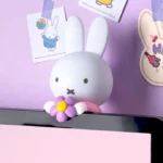 Miffy 造型螢幕掛式香薰,Miffy 造型香薰掛在電腦螢幕上方使用示意圖