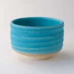 美濃燒抹茶碗（土耳其藍）主圖