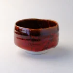 美濃燒抹茶碗 - 紅色