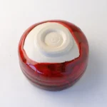 美濃燒抹茶碗 - 紅色