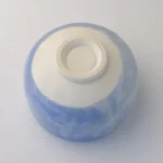 美濃燒敲紋抹茶碗 - 青志野