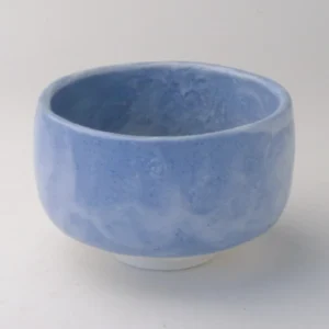 美濃燒敲紋抹茶碗 - 青志野