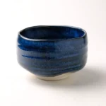 美濃燒琉璃抹茶碗抹茶碗 - 深藍色