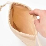 Miffy 春日刺繡抽繩包 – 杏色鬱金香