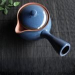 常滑燒 藍色108孔 百八 陶瓷壺 500ml