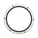 Miffy 防滑方向盤套 白色 正面展示