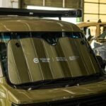 Gordon Miller 可摺式汽車遮光板 130× 55cm - 橄欖綠