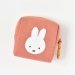 Miffy 方形刺繡小物袋 - 橙色