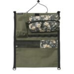 Kiu 汽車座椅背吊掛式收納袋 橄欖綠 正面圖