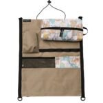 Kiu 汽車座椅背吊掛式收納袋 卡其色 (產品主圖)