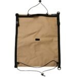 Kiu 汽車座椅背吊掛式收納袋-卡其色 背面圖