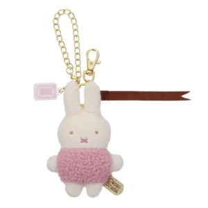 Miffy 公仔掛飾 -粉紅色草莓巧克力 - Front