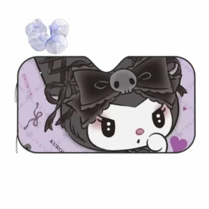 Kuromi 可摺式汽車遮光板 - 130×70cm