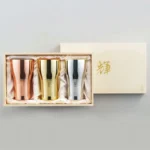 日本製造 純銅啤酒杯 三件禮盒裝