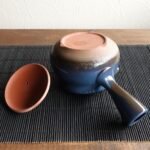 常滑燒 藍色108孔 百八 陶瓷壺 500ml