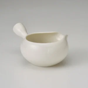 日本製 美濃燒 白瓷湯冷碗 片口抹茶碗