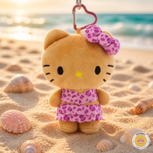 Sanrio Hello Kitty 曬黑公仔掛飾