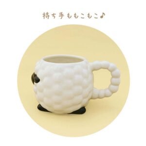 Decole 綿羊杯子 - 黑白色