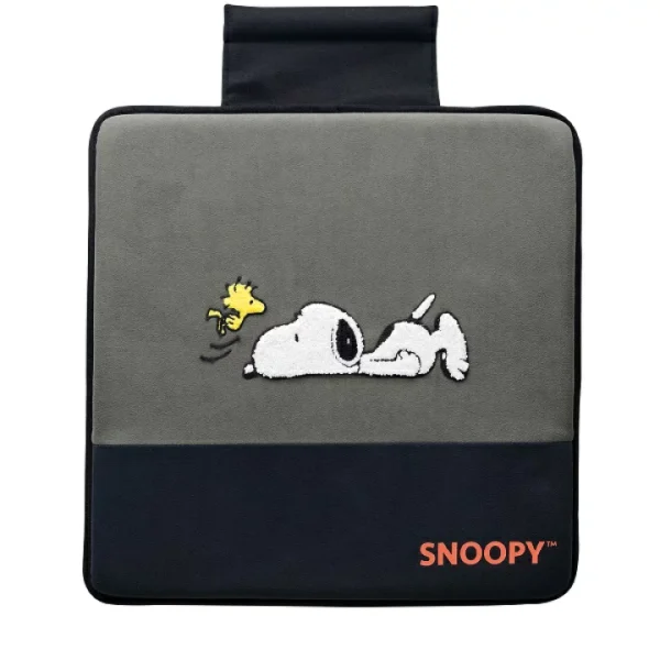 日本 BONFORM Snoopy 汽車座位坐墊 正面圖