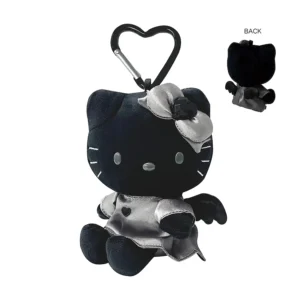 Sanrio Hello Kitty 黑色天使公仔掛飾