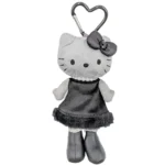 Sanrio Hello Kitty 時尚系列灰色洋裝公仔掛飾