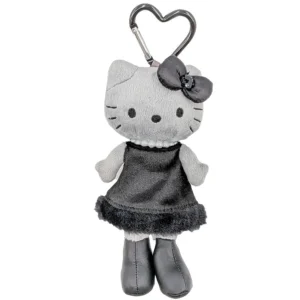Sanrio Hello Kitty 時尚系列灰色洋裝公仔掛飾