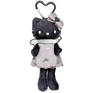 Sanrio Hello Kitty 時尚系列黑色天使公仔掛飾