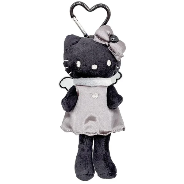 Sanrio Hello Kitty 時尚系列黑色天使公仔掛飾