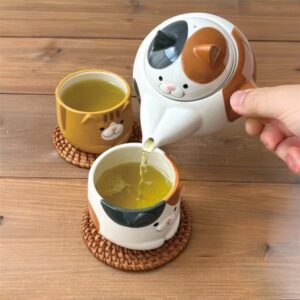 貓造型陶瓷茶壺